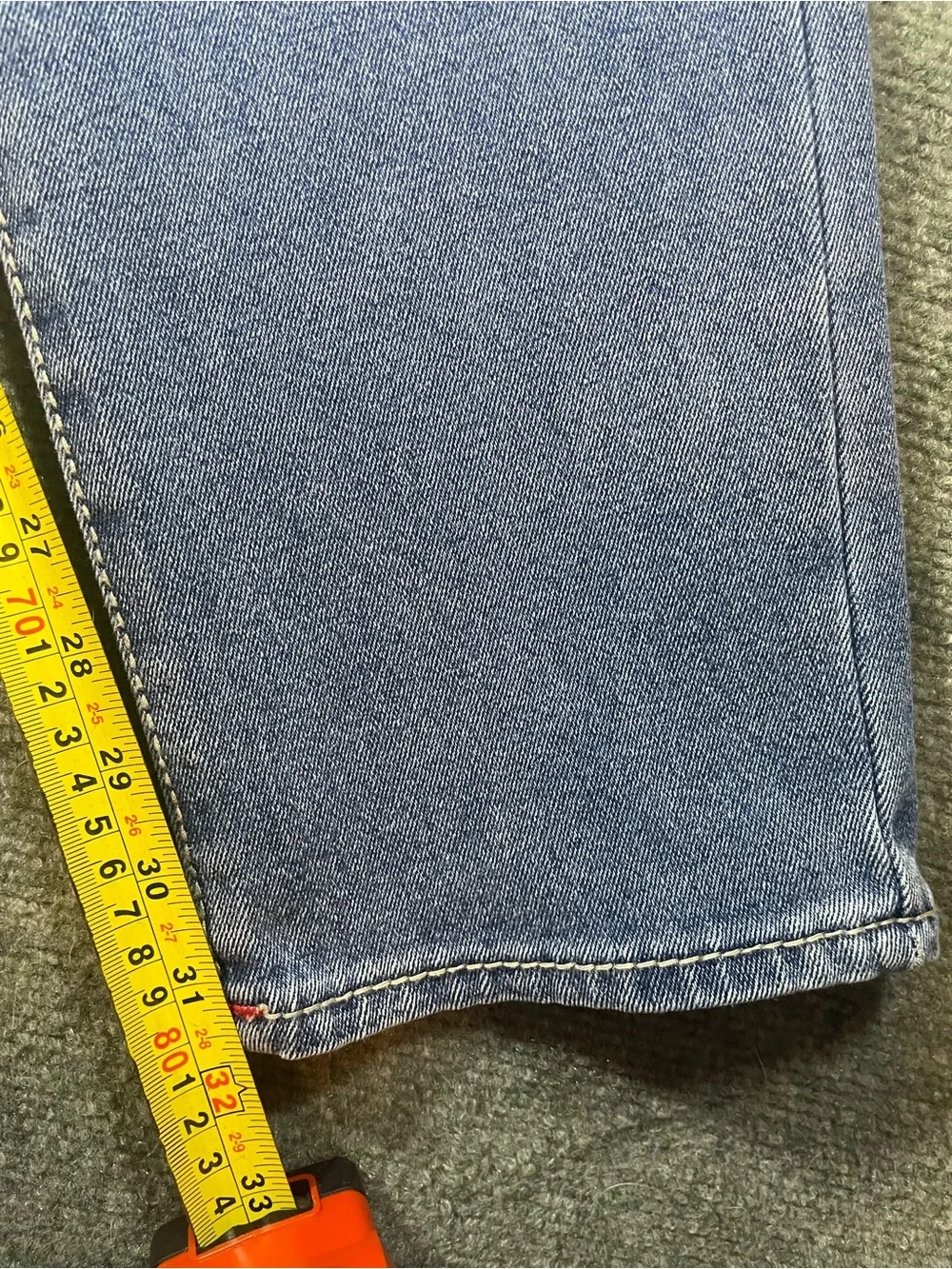 True Religion Men's Slim Geno Jeans in Light Blue Wash